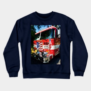 Firemen - Front of Fire Engine Crewneck Sweatshirt